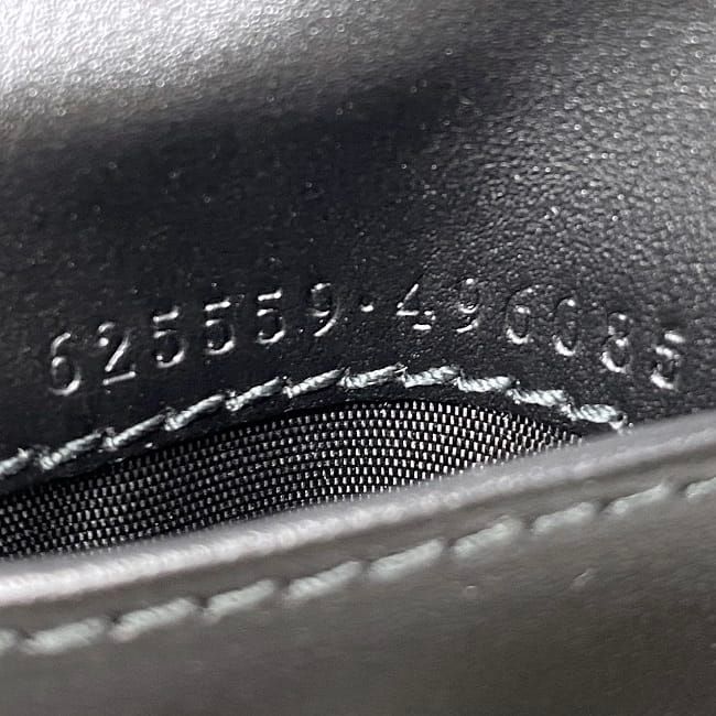 Gucci Bifold Wallet Black GG Embossed Billfold — view 7