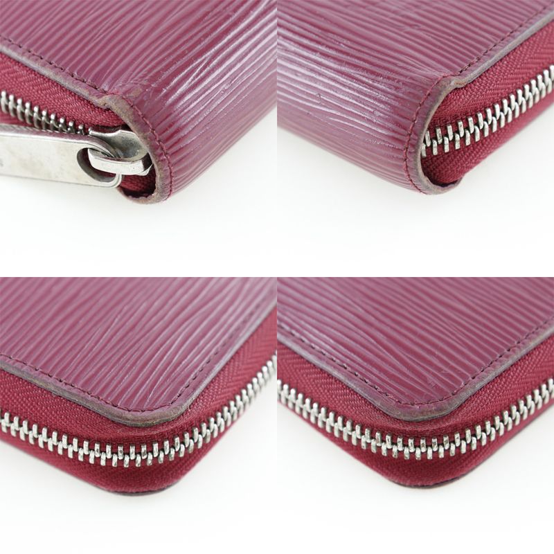 Louis Vuitton Zippy Wallet Epi Leather Red Mi1106 Long — view 4