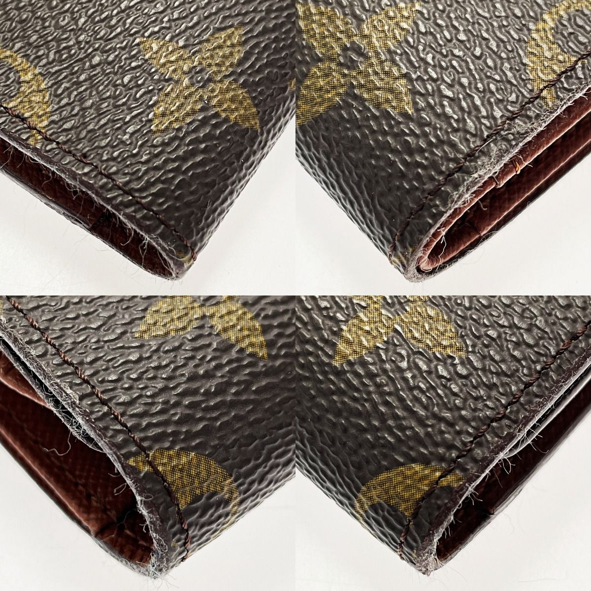 Louis Vuitton Porte Tresor Etuit Papier Sp0937 Brown Monogram Bifold Wallet — view 7