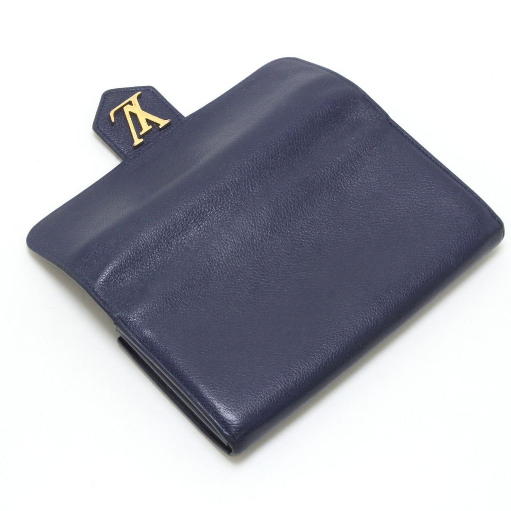 Louis Vuitton Bifold Long Wallet Portefeuille Lock Me Navy — view 3