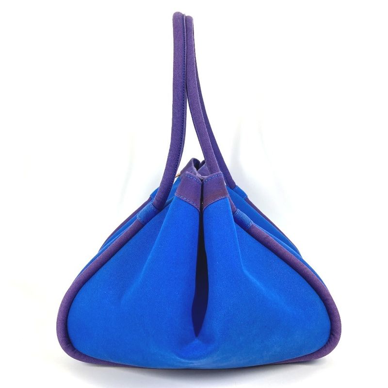 Hermes Handbag Sac Baga GM Canvas Blue — view 3