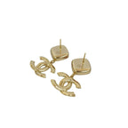 Chanel Coco Mark Plastic Earrings Accessories Small 22AS — view 4