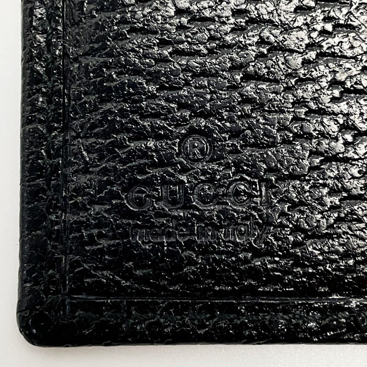 Gucci Bifold Long Wallet 035 1408 2097 Black Pigskin Leather Silver — view 6