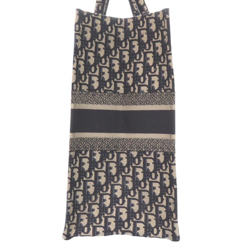 Christian Dior Book Tote Large Oblique M1286 Zritx Canvas Navy Bag 0095 — view 7