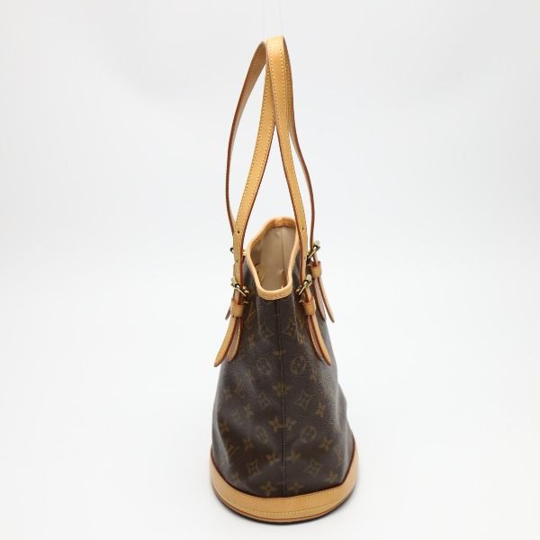 Louis Vuitton Monogram Tote Bag Bucket PM Handbag Brown — view 3