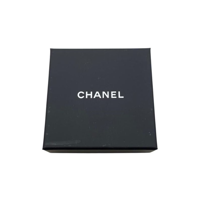 Chanel Brooch Abc335 A24 C Square Rhinestone Gold Black — view 9