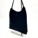 Prada Velour Hand Black Mini Bag Purse — view 2