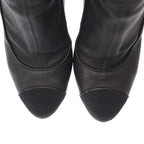 Chanel Leather Boots Black 37 — view 7