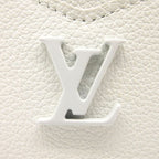Louis Vuitton Card Holder Lock Me Case Calf Leather White 0371 — view 9