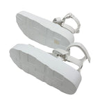 Hermes Enid Sandals Shoes Leather White — view 6
