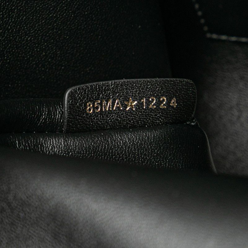 Dior Macrocanage Caro Medium Backpack Rucksack Black Leather — view 9