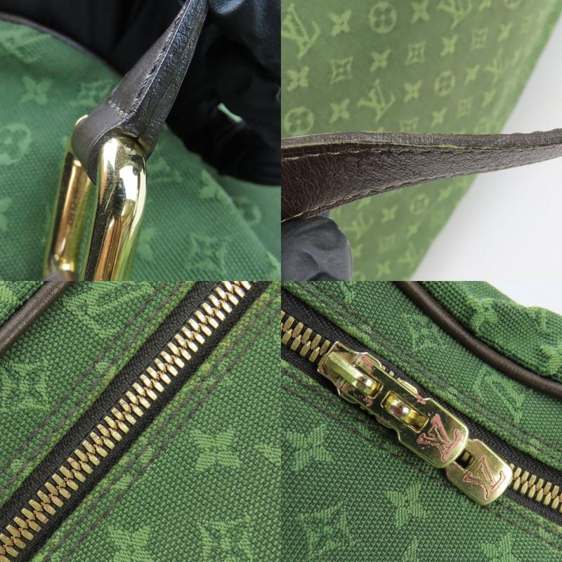 Louis Vuitton Boston Bag Claudine Monogram Mini Leather TST Khaki — view 6