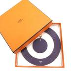 Hermes Petite Ache Circle Charm Key Holder Vaux Epson Violet Purple 0790 — view 2