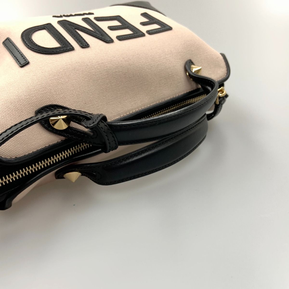 Fendi Vitheway Medium Boston Bag 2-Way 8 Bl146 Pink — view 3