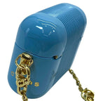 Fendi Airpods Case Earphone Key Holder Charm Light Blue — view 5