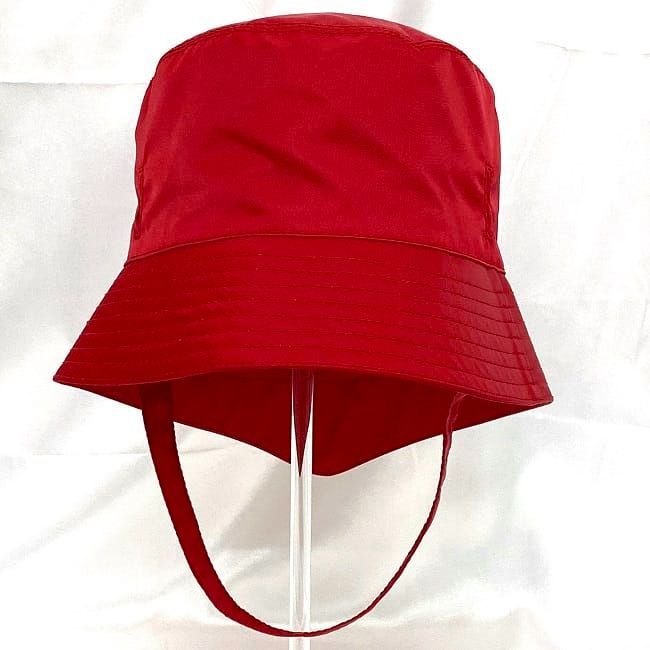 Prada Hat Red 2 Hc280 Cleaned — view 2
