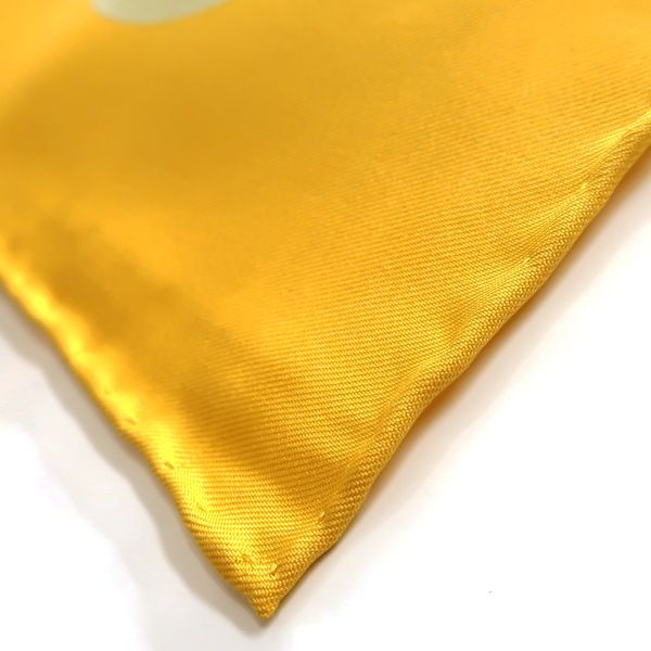 Hermes Carre 90 BULL & Mouth Western Coach Office Mail Yellow Scarf — view 6