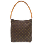 Louis Vuitton Looping GM Monogram Brown Shoulder Bag 0895 — view 2
