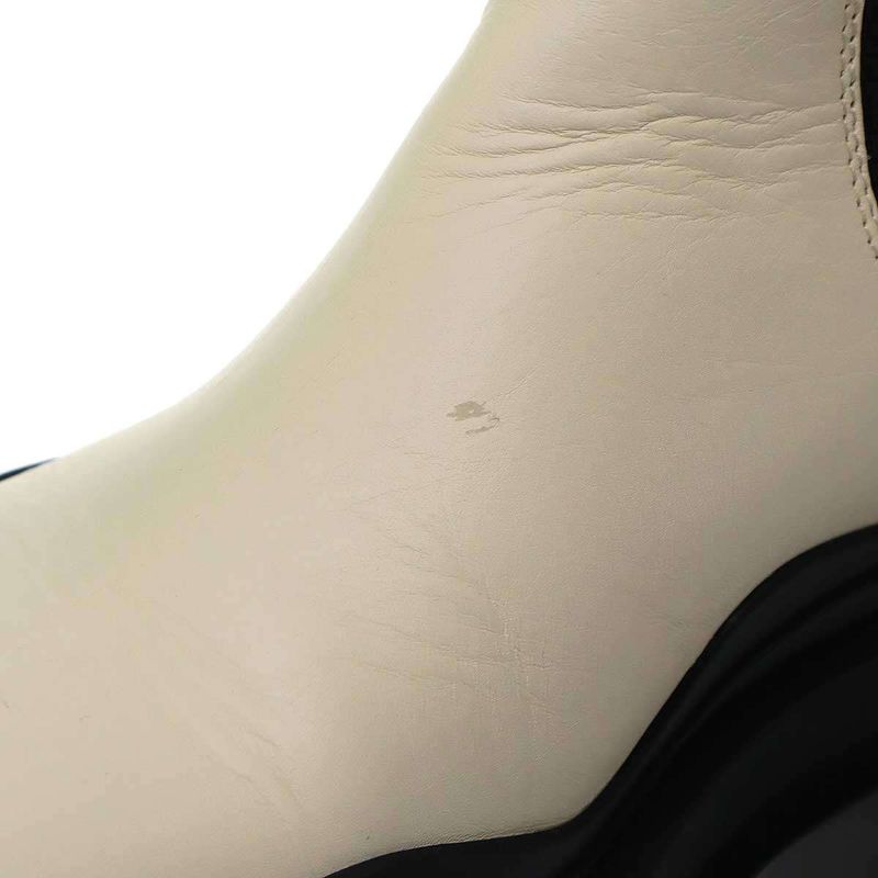 Bottega Veneta Tire Chelsea Boots Off White 35 — view 8