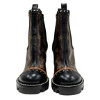 Louis Vuitton Rockabilly Line Monogram Short Boots Ankle Side Gore — view 2