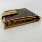 Celine Macadam Pattern Vintage M13 Brown Bifold Wallet — view 3