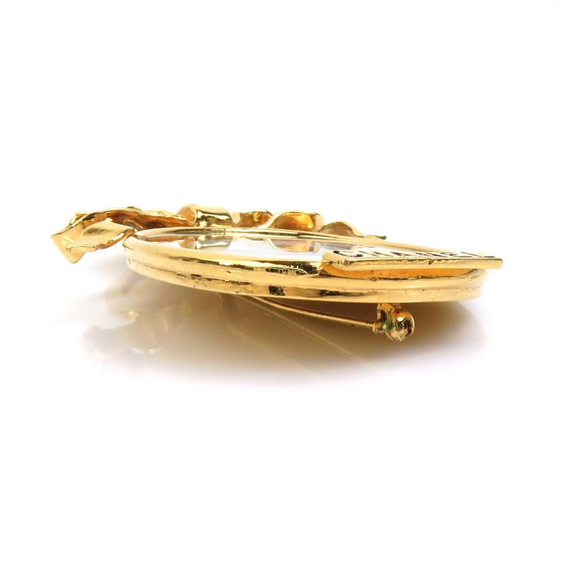 Chanel Brooch Coco Mark Mirror — view 7