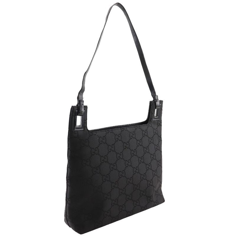 Gucci One Shoulder GG Nylon Black Bag — view 3