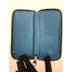 Louis Vuitton Zippy Wallet Taiga Vertical Round Long Blue — view 5