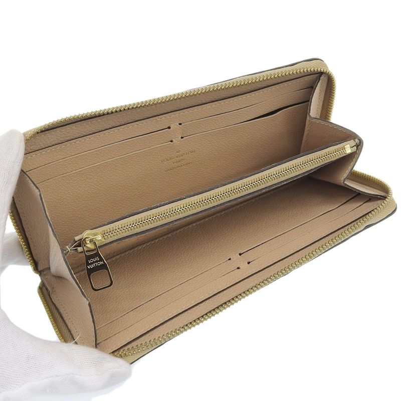 Louis Vuitton Portefeuille Clemence Monogram Empreinte Dune Beige Sp4154 — view 3