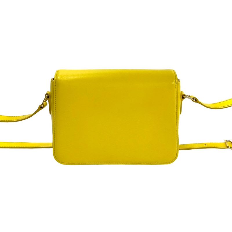 Celine Teen Triomphe Logo Hardware Calf Leather Mini