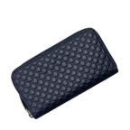 Gucci Zip Around Wallet Navy Micro