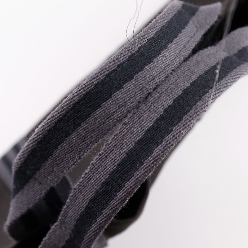 Hermes Fourre Tout MM Tote Bag Cotton Canvas Black Handbag — view 5