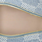 Louis Vuitton Rocker Topkid Damier Allover Denim Handbag — view 3