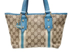 Gucci Handbag Brown Beige GG Supreme Canvas Leather Silver — view 2