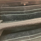 Chanel Quilted Round Zipper Patent Leather Black — view 6