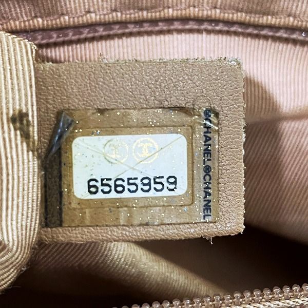 Chanel Wild Stitch Beige Lambskin Mini Boston — view 5