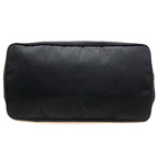 Prada Nylon Tote Handbag Triangle Plate Logo A4 Compartment Black Men — view 8