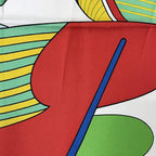 Hermes Scarf Carre 90 Green Blue White Thalass — view 4