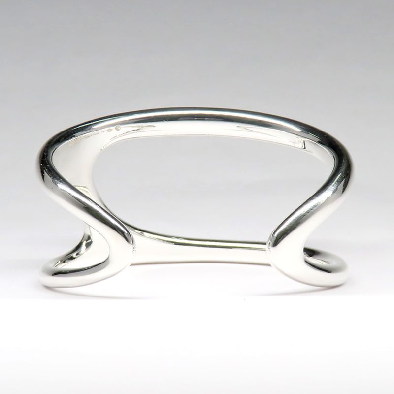 Hermes Bracelet Chaine D'ancre Punk Bangle 15 AG 925 Silver 2023 — view 3