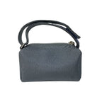Chanel Mini Pouch Handbag Vintage Nylon Gray White Logo 5 th — view 2