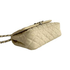 Chanel Cruise Collection Quilted Canvas Shoulder Bag