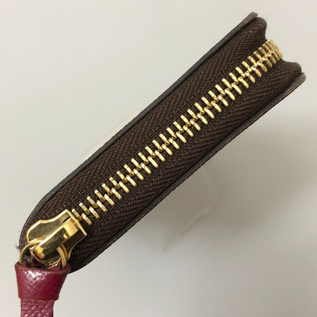 Louis Vuitton Long Wallet Monogram Portefeuille Clemence Fuchsia — view 5