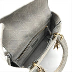 Dior Lady Delight Cannage 2-Way Bag Gray — view 8