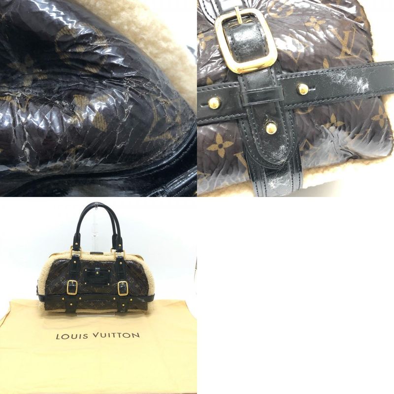 Louis Vuitton Handbag Storm Patent Leather Brown Marron — view 9