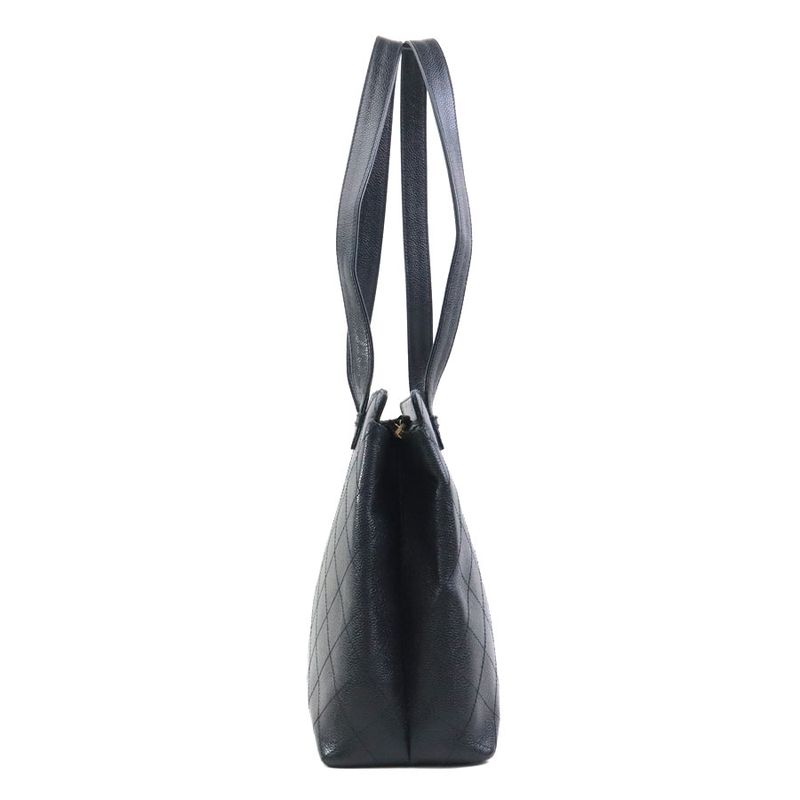 Chanel Shoulder Caviar Black Bag — view 2