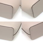 Louis Vuitton Nano Lockme Bucket Shoulder Bag Beige — view 6