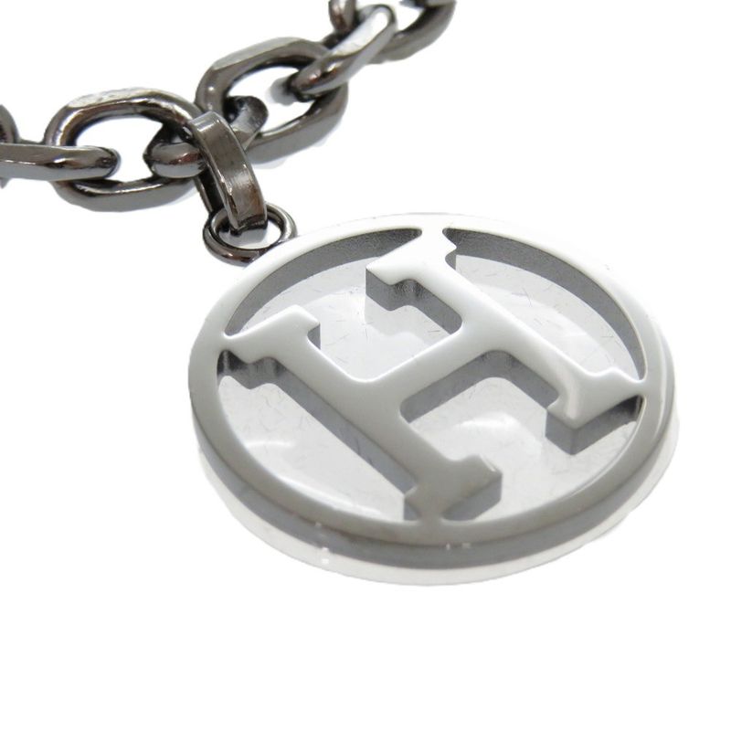 Hermes Bull Lock Amulet 4 Cadenas Horse H Dog Metal Ruthenium Hardware Silver — view 4