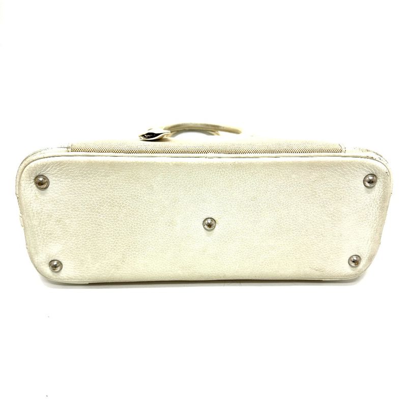 Hermes Handbag Bollide 35 Toile Ash White — view 3