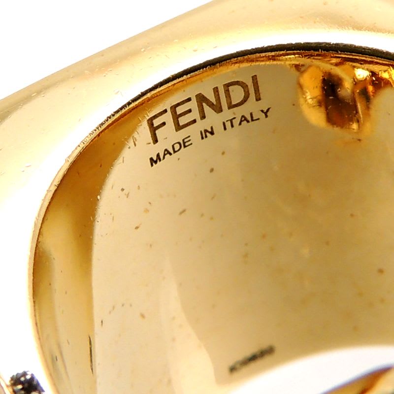 Fendi 21 Logo Ring Necklace — view 6