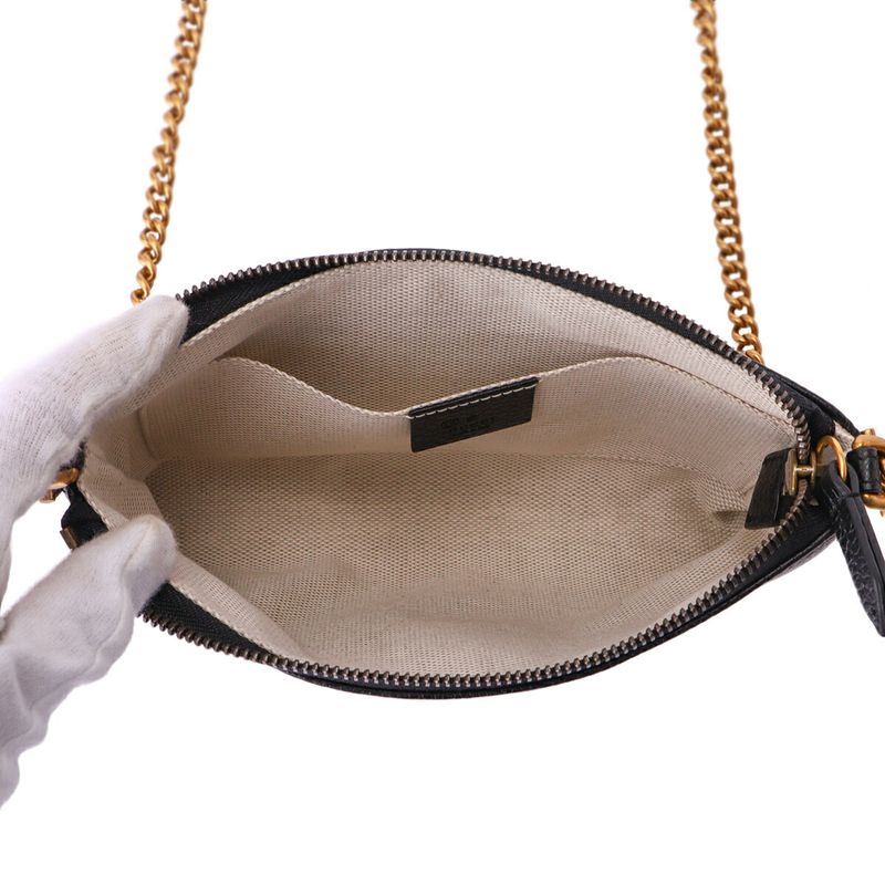 Gucci Shoulder Bag GG Marmont Black — view 5